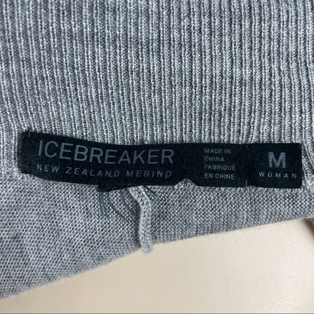 Icebreaker Athena Wrap merino cardigan M - Picture 8 of 11